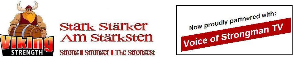 Viking Strength Banner and Logo, organisers of Australias Most Powerful Man and Host of Strongman Radio